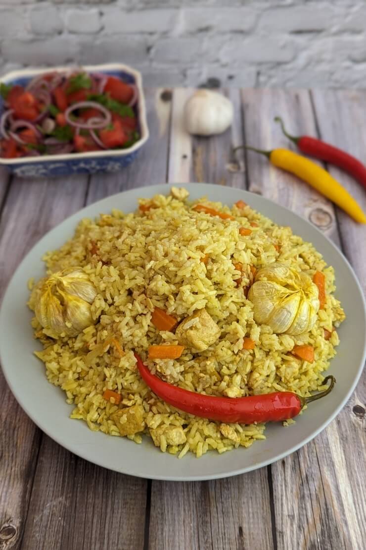 Uzbek rice dish