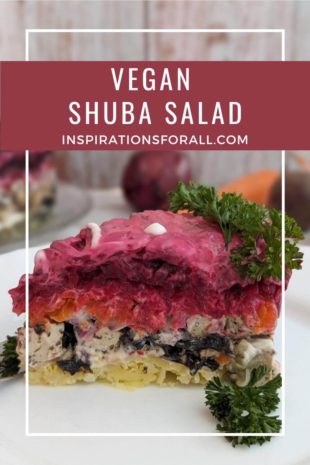 Pin Vegan Shuba salad