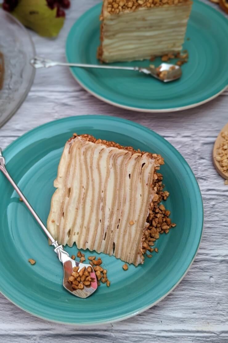 Cake with crepes
