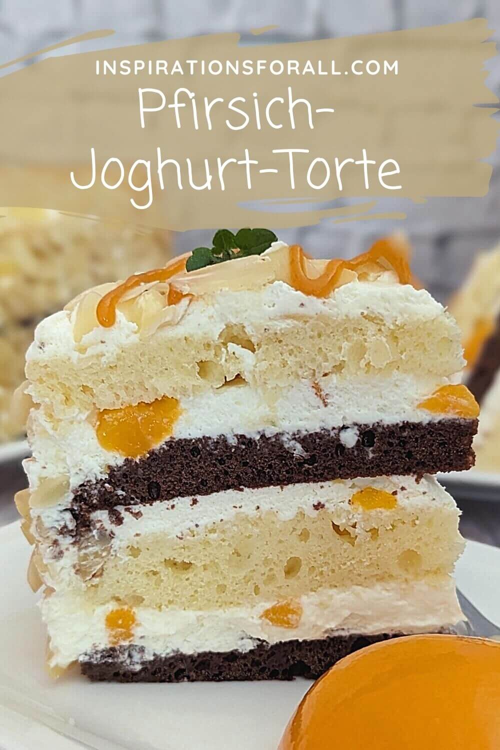 Pin Pfirsich-Joghurt-Torte