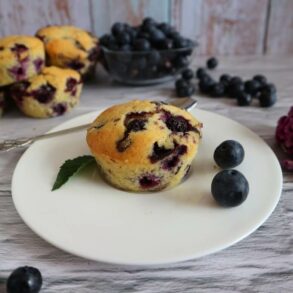 Blaubeermuffins mit Schokolade – Rezept für saftige Heidelbeermuffins