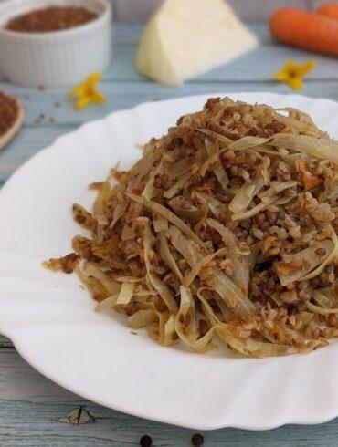 Buckwheat with white cabbage recipe