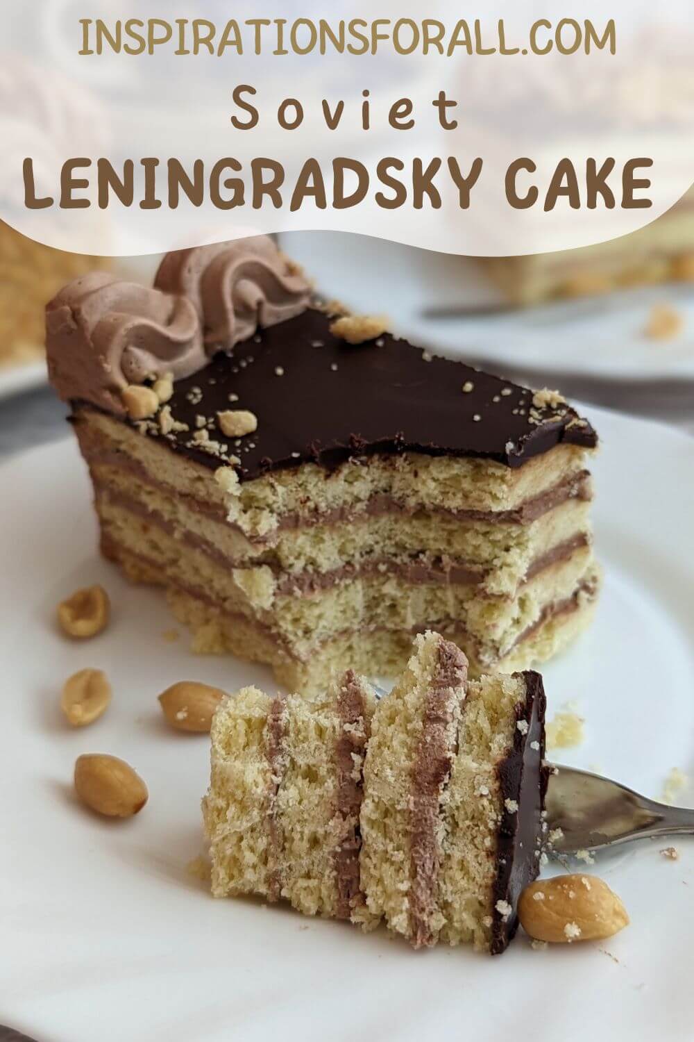 Pin Leningradsky cake