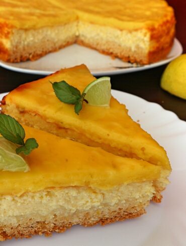 Zitronen-Käsekuchen – einfaches Rezept für aromatischen Kuchen