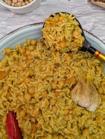 Plov with chickpeas recipe