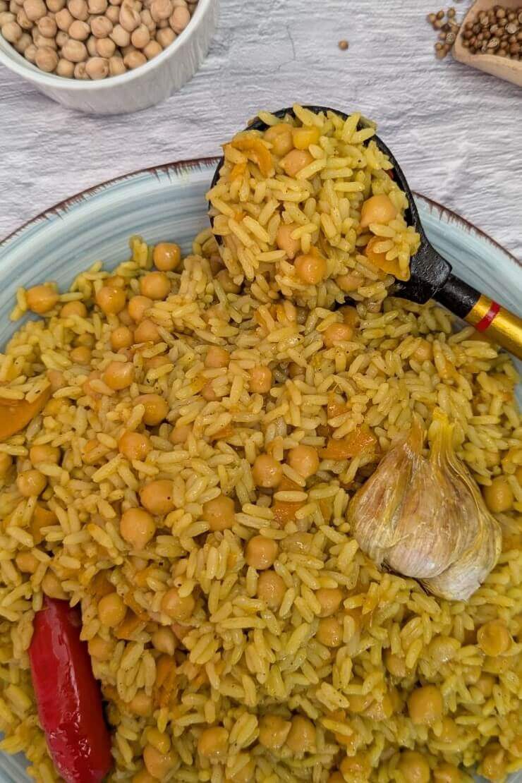 Plov with chickpeas recipe