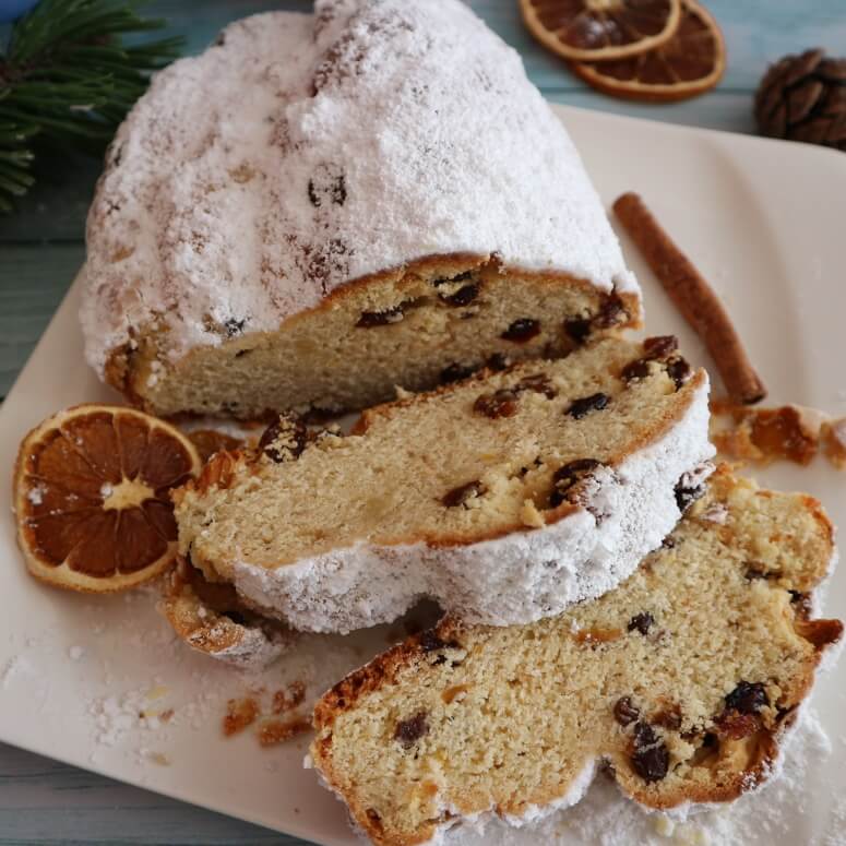 Quark stollen recipe – how to make moist no yeast stollen