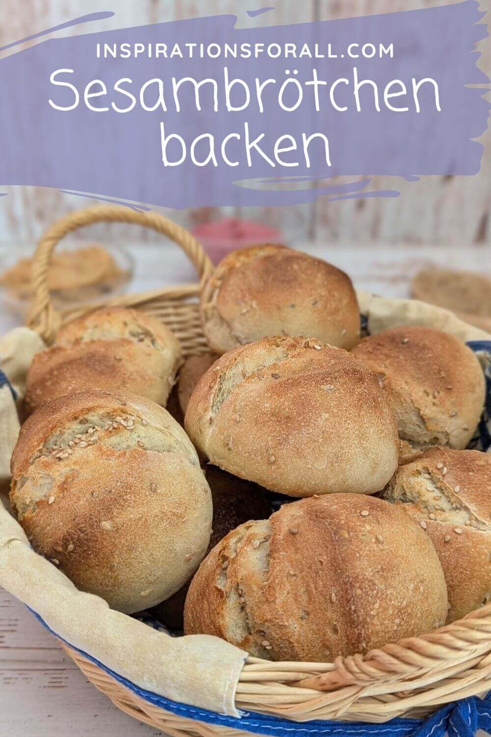 Pin Sesambrötchen
