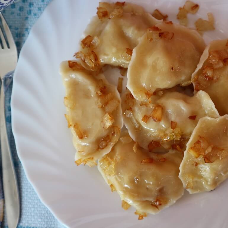 Ukrainian potato dumplings