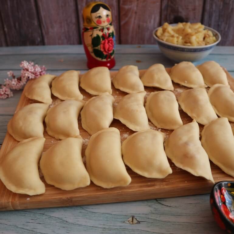 Small dumplings with potatoes