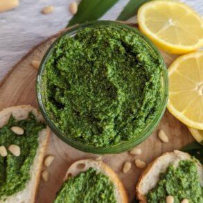 How to make wild garlic pesto