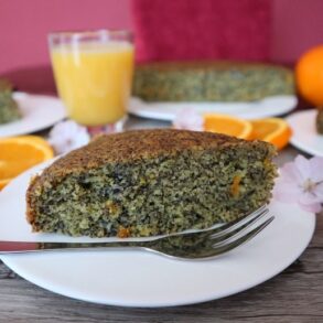 Orange poppy seed cake vegan