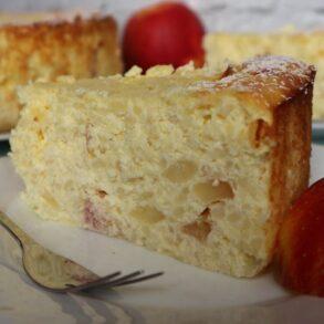 Rice quark casserole with apples recipe