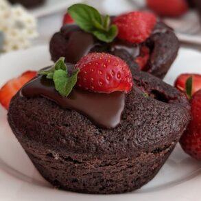 Strawberry chocolate muffins recipe