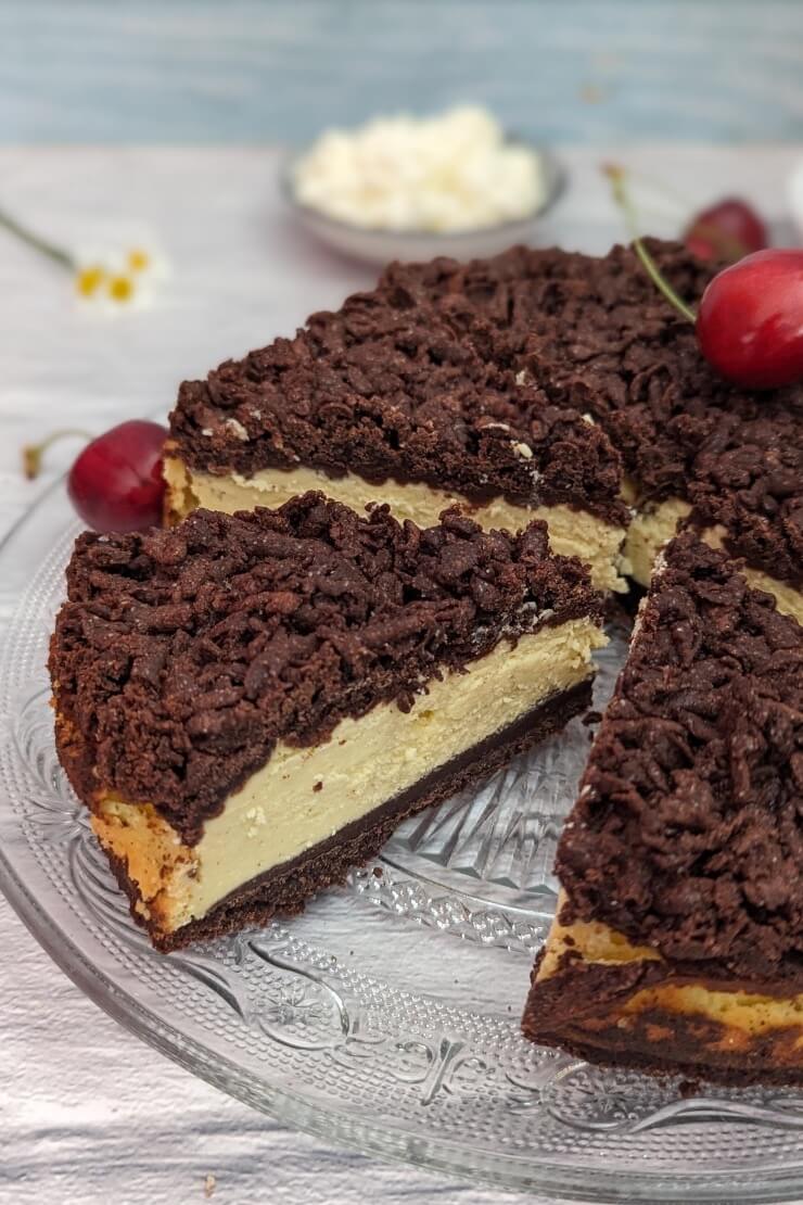 Polnischer Käsekuchen mit Schokostreuseln – Der Königliche