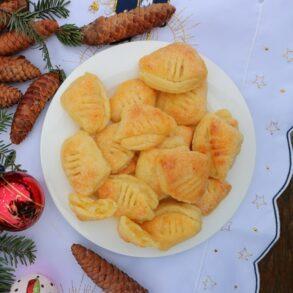 Quarkplätzchen "Gusinye lapki" Rezept