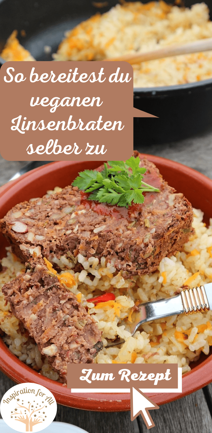 Linsenbraten – Rezept für veganen Hackbraten