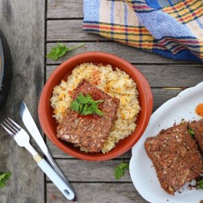 Linsenbraten vegan