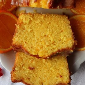 Orange pound cake