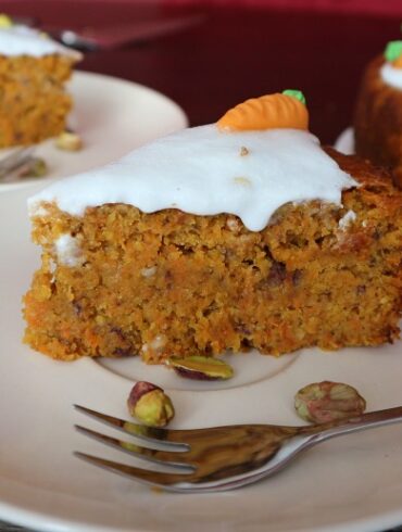Carrot cake vegan – recipe for juicy healthy cake without sugar