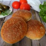 Hamburger Brötchen / Burger Brötchen (vegane Burger Buns)