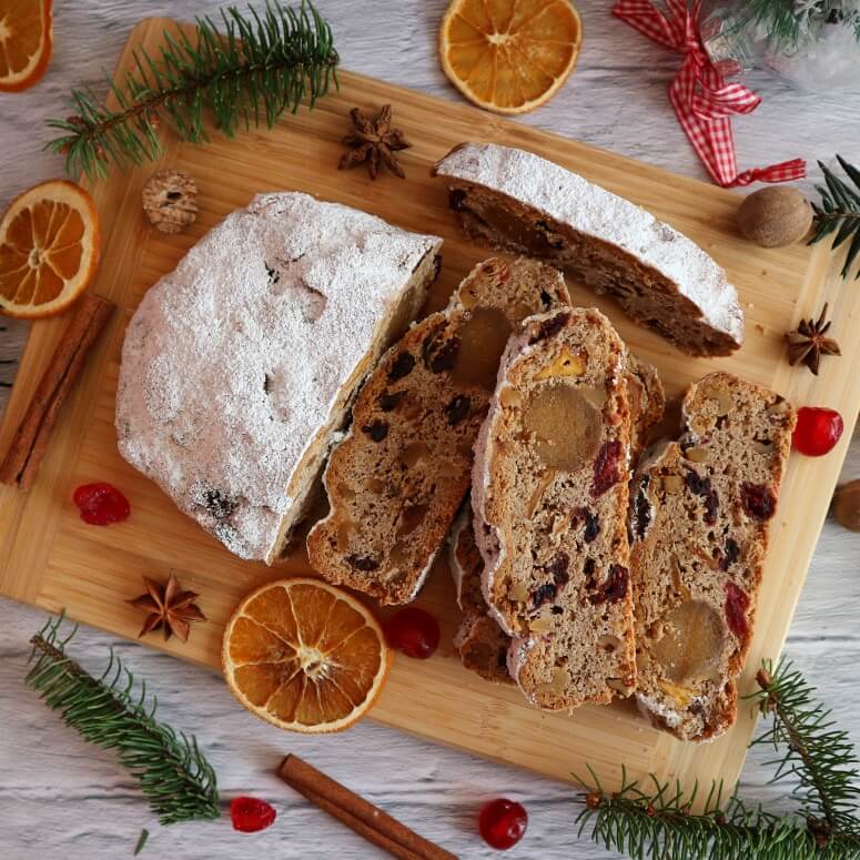 Marzipan stollen recipe – how to make Christmas stollen with marzipan