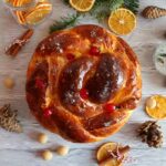 Christmas kalach stuffed – Russian kolache in the Christmas style