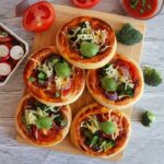 Mini pizza or pizza bites vegan – quick pizzetta recipe