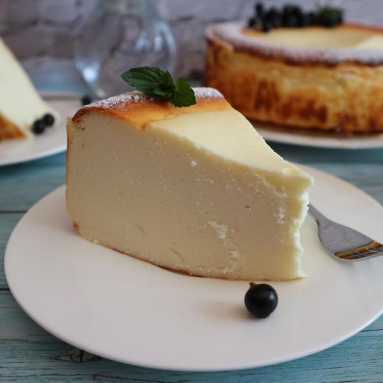 Crustless cheesecake – quick recipe for juicy quark cake