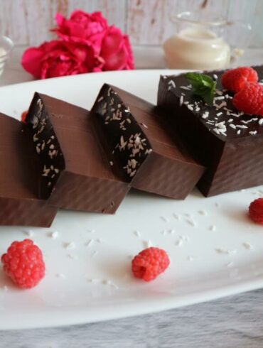 Chocolate jelly – vegan recipe for chocolate pudding dessert