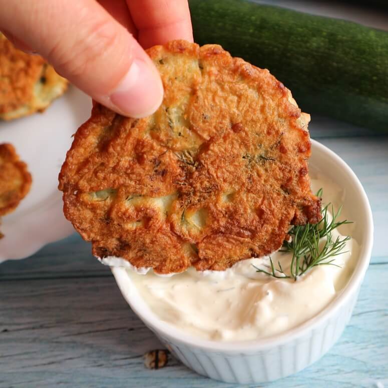 Frittierte Zucchini: vegetarisches Rezept für Zucchini im Teigmantel