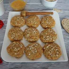 Haferflockenkekse ohne Zucker – schnelles Rezept mit Honig