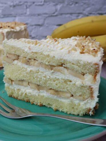 Banana cream cheese cake recipe