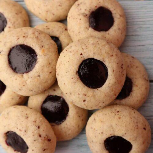 Engelsaugen Plätzchen – veganes Rezept für Husarenkrapfen