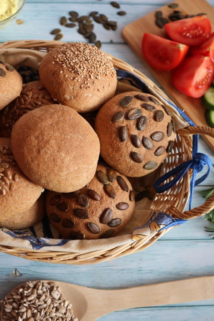 Wholemeal buns recipe