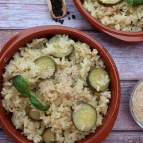 Zucchini-Risotto Rezept