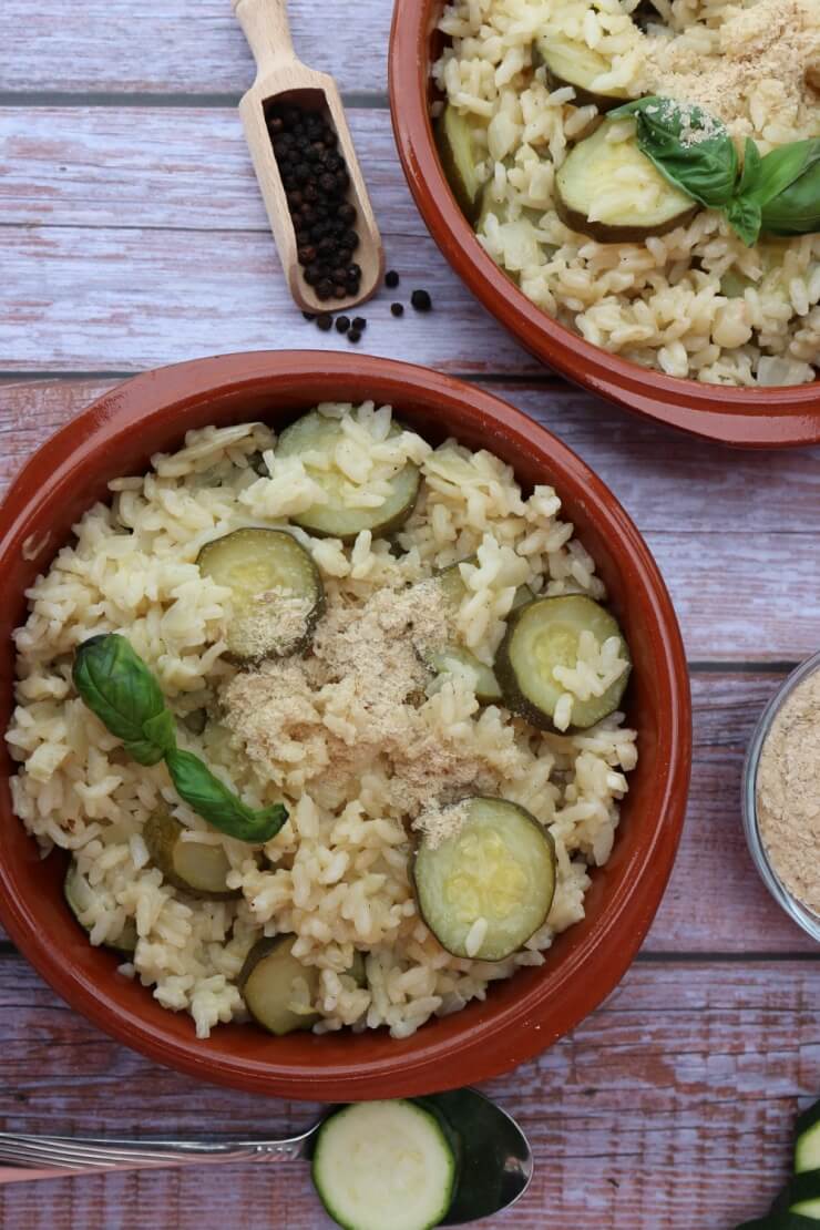 Zucchini risotto recipe