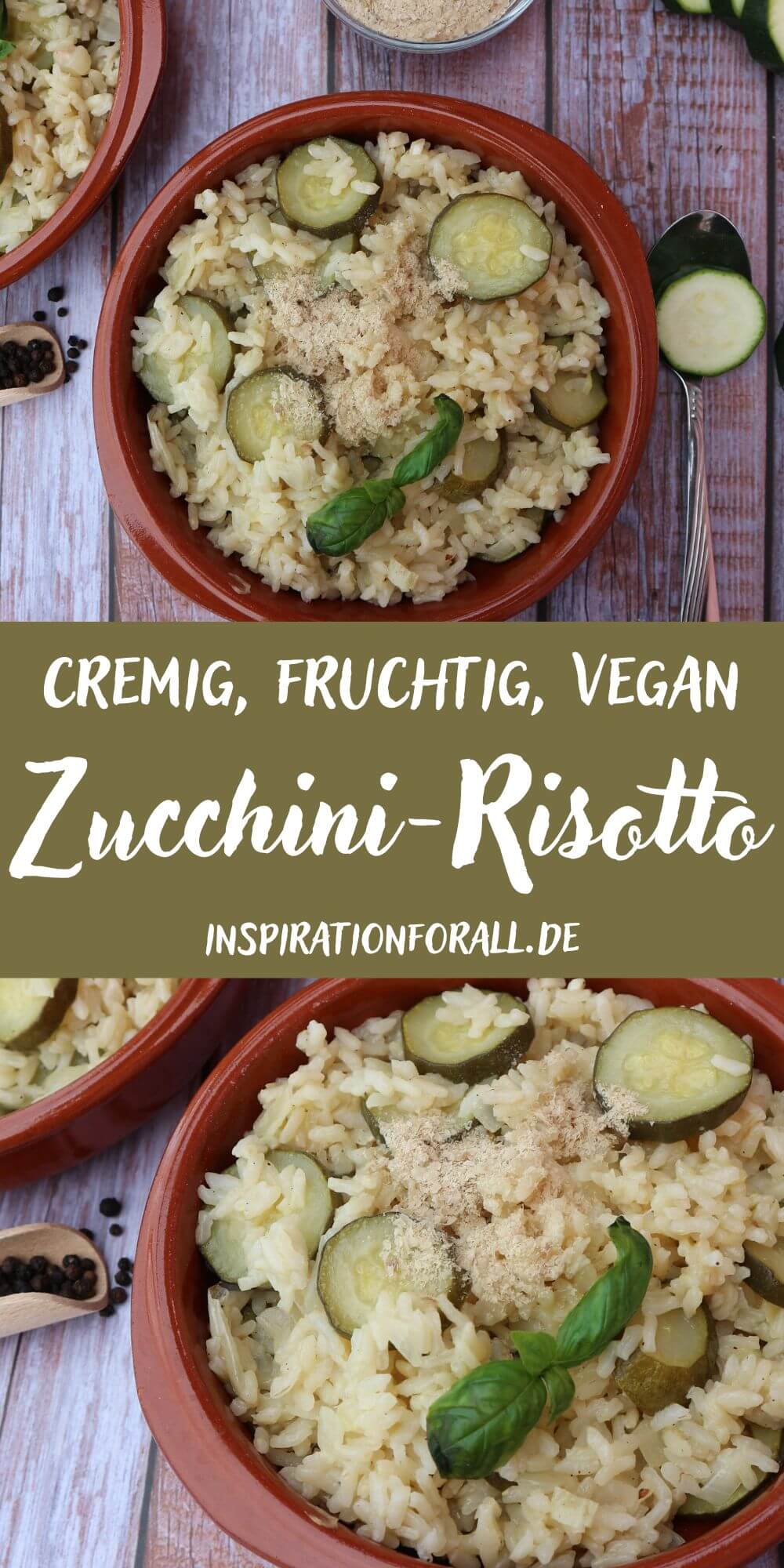 Pin Zucchini-Risotto vegan