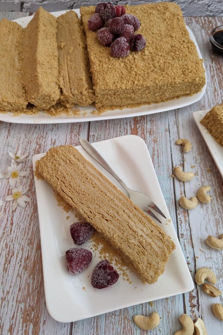 Vegan medovik cake recipe