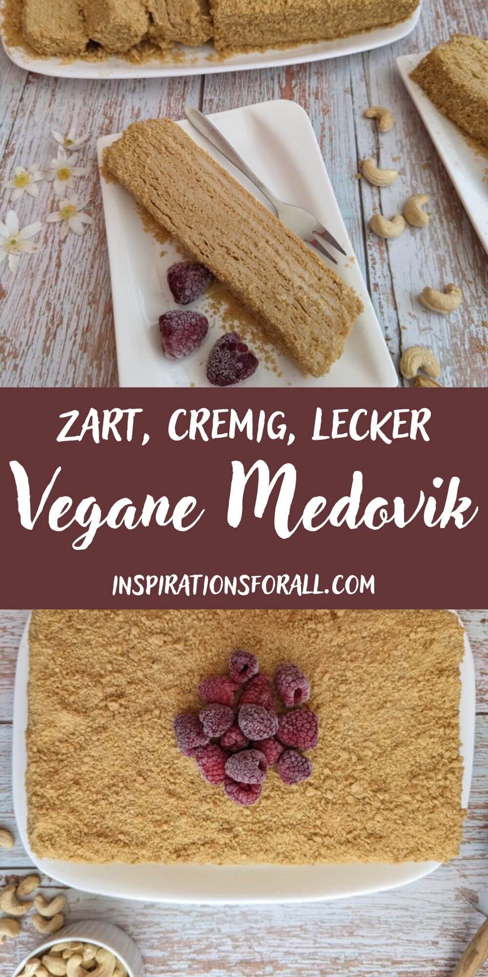 Pin Vegane Medovik Torte