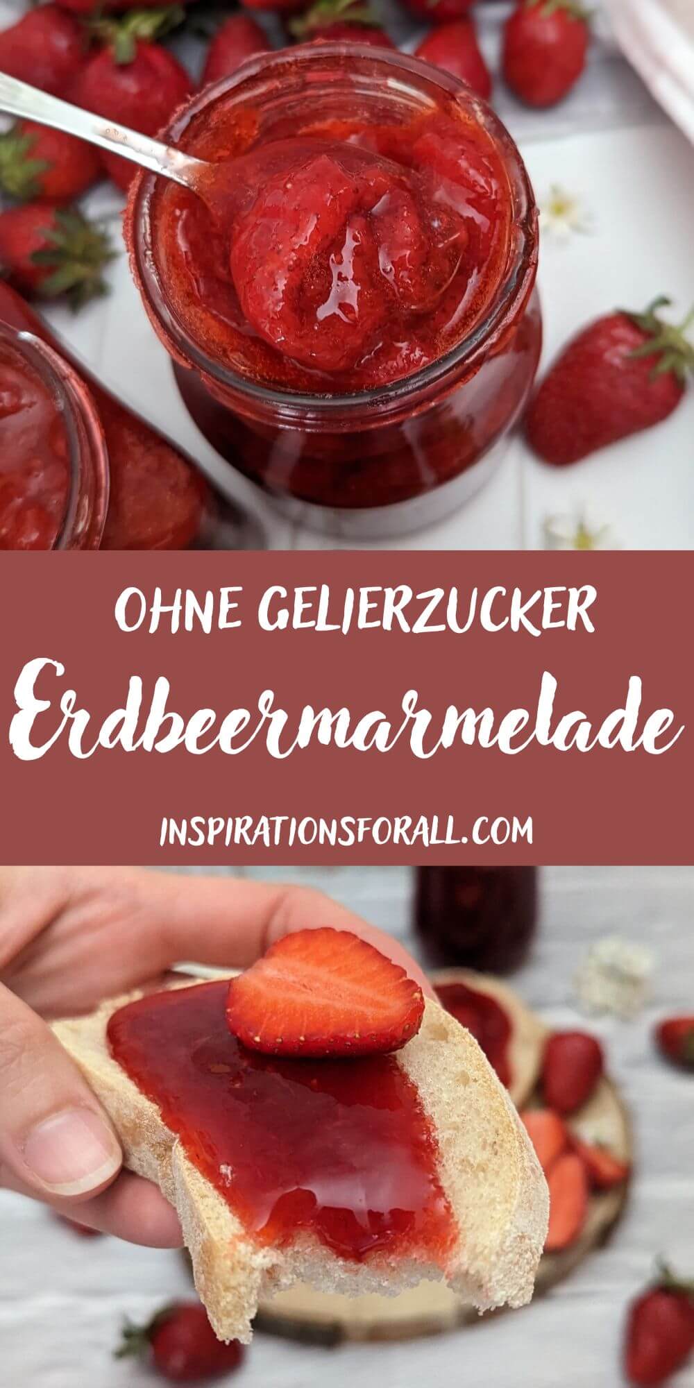 Erdbeermarmelade kochen – Rezept ohne Gelierzucker