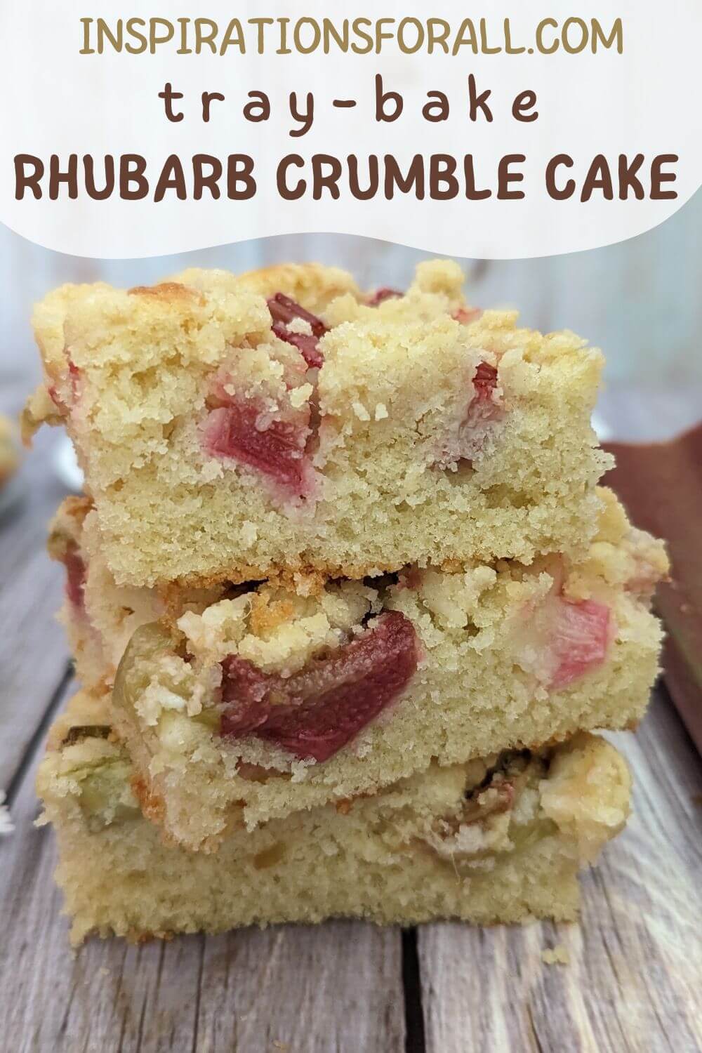 Pin Rhubarb crumble cake