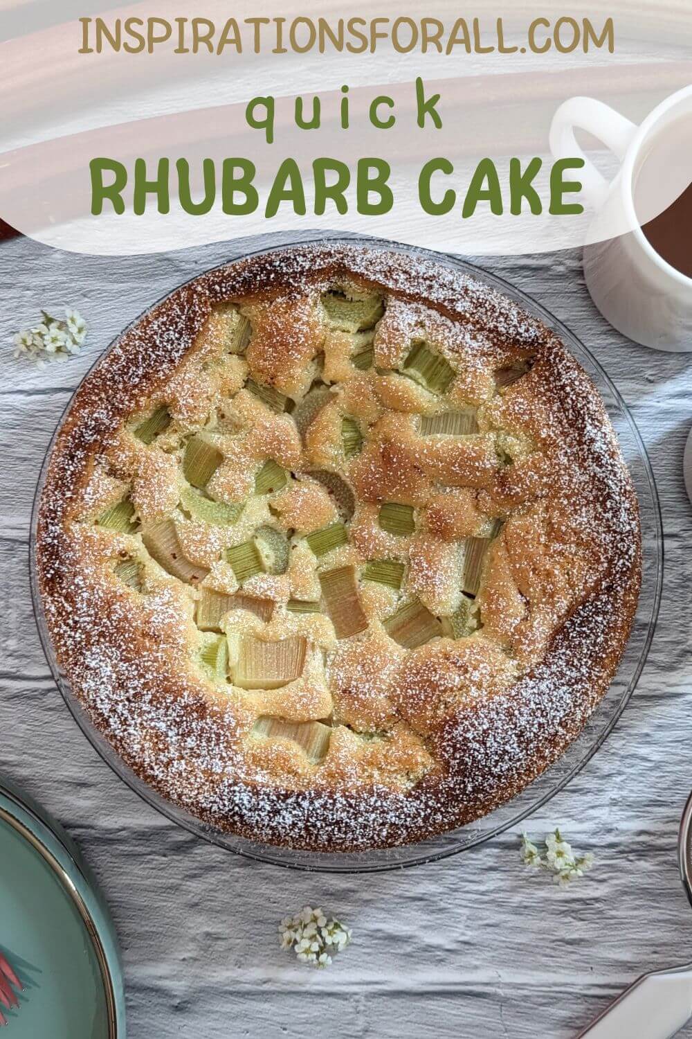 Pin Rhubarb pound cake