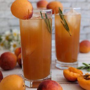 Apricot rosemary lemonade recipe