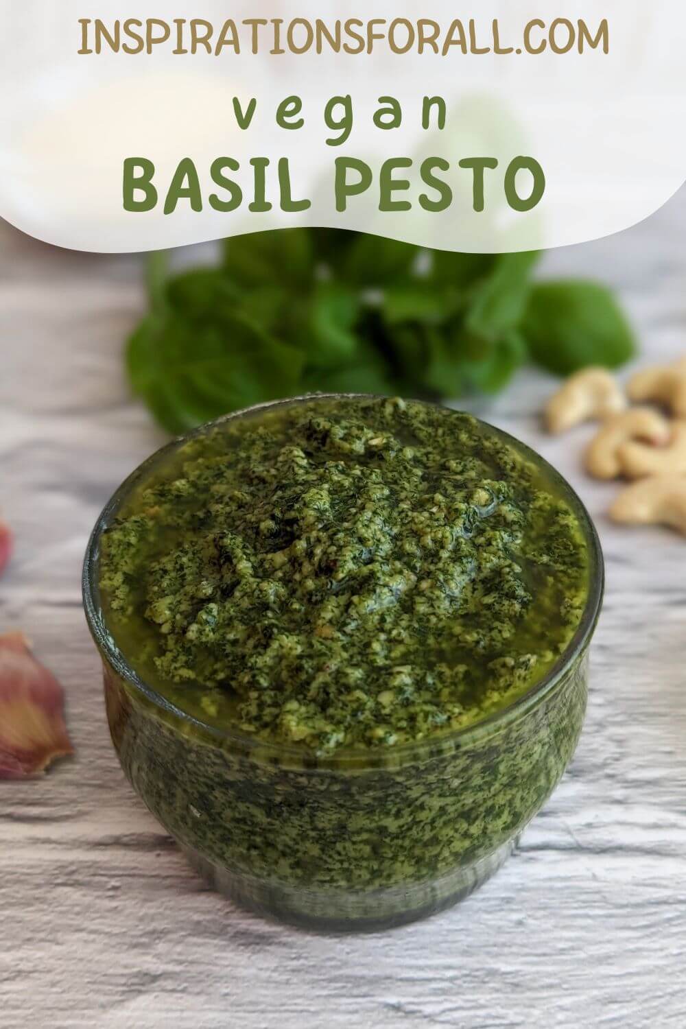 Pin Basil pesto recipe