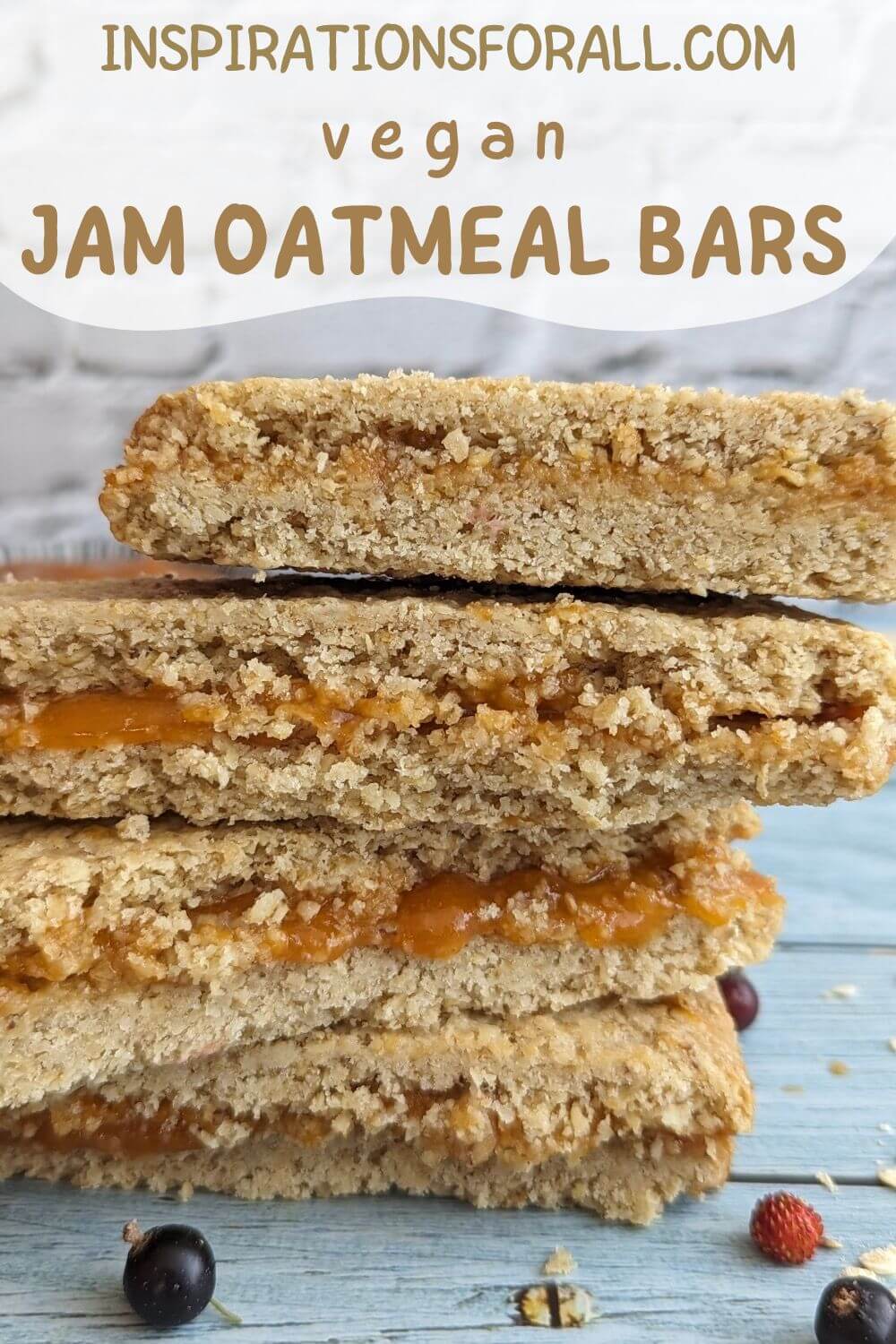Pin Jam oatmeal bars
