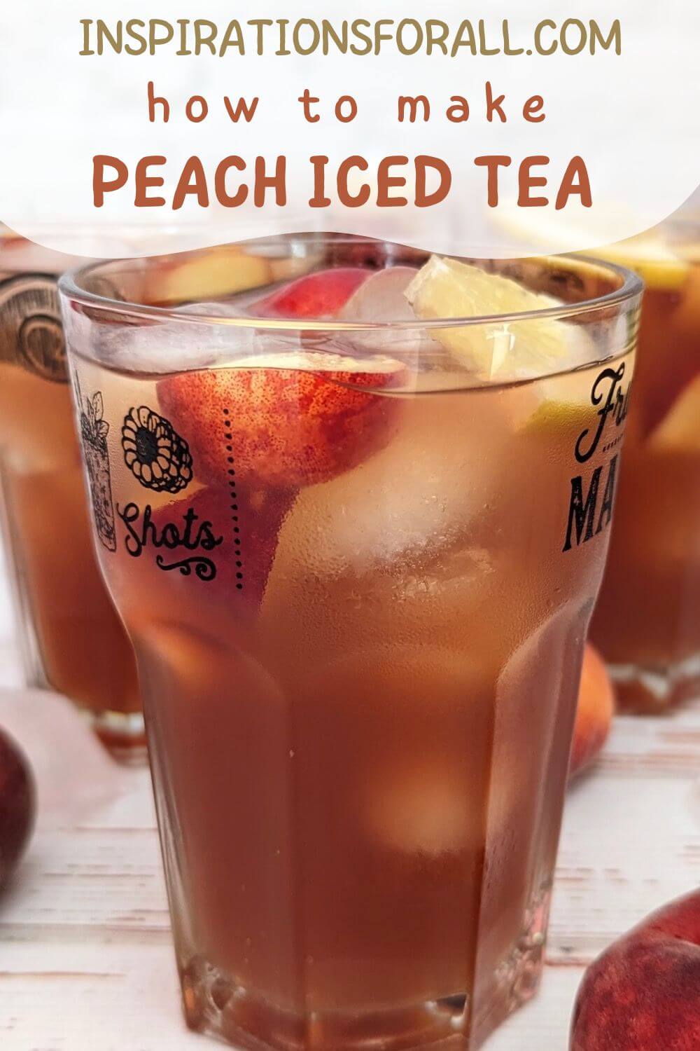 Pin Peach iced tea recipe