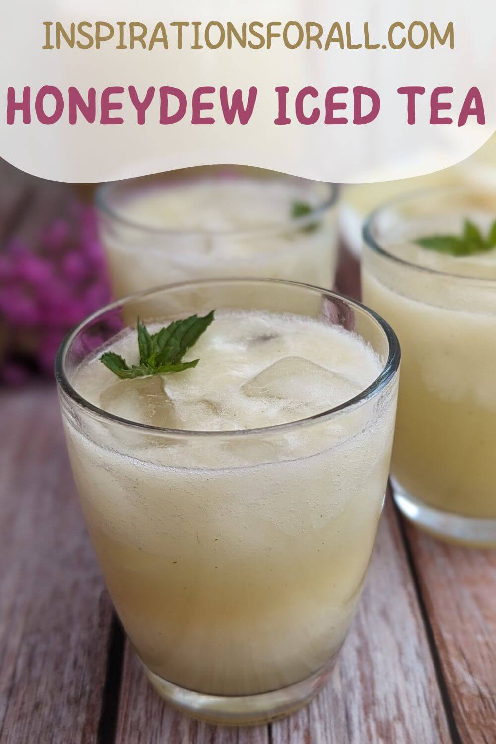 Pin Honeydew iced tea