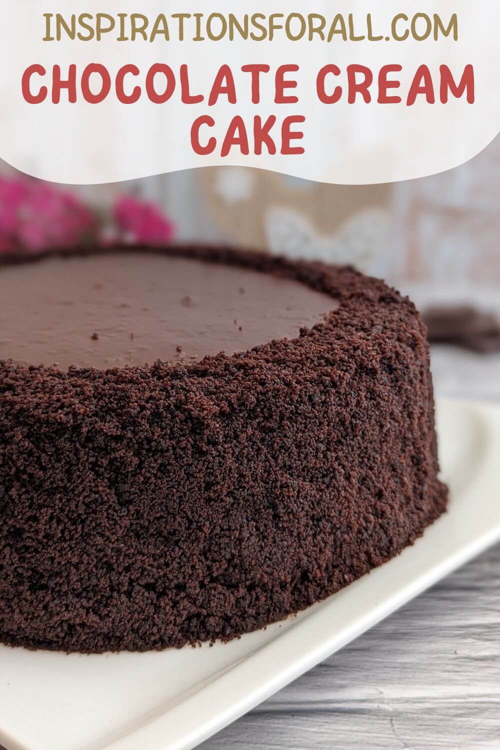 Pin Chocolate cream cake