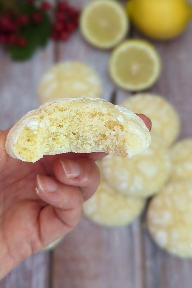 Lemon Crinkle Cookies